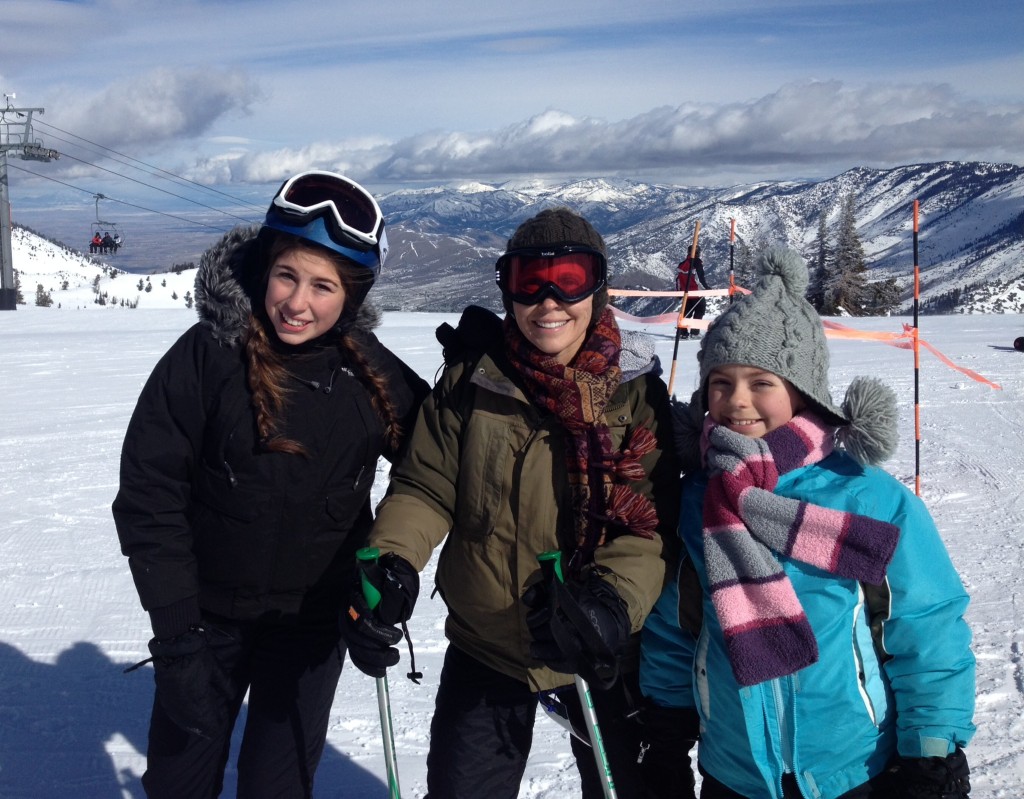 Skiiing with the girls